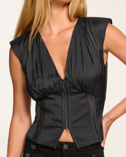 New Adeline V-Neck Corset Top Tops