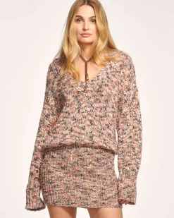 Online Adeliza V-Neck Mini Sweater Dress Dresses | Sweaters