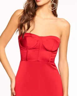 Sale Alianna Strapless Midi Dress Dresses