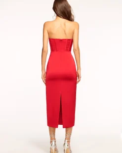 Sale Alianna Strapless Midi Dress Dresses