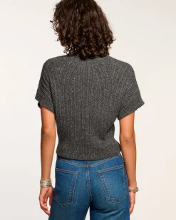 Online Amadeus Short Sleeve Wool Sweater Tops | Sweaters
