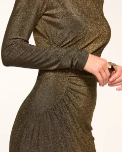 Clearance Amarilys Mock Neck Midi Dress Dresses