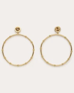 Discount Angely Drop Hoop Earrings Jewelry