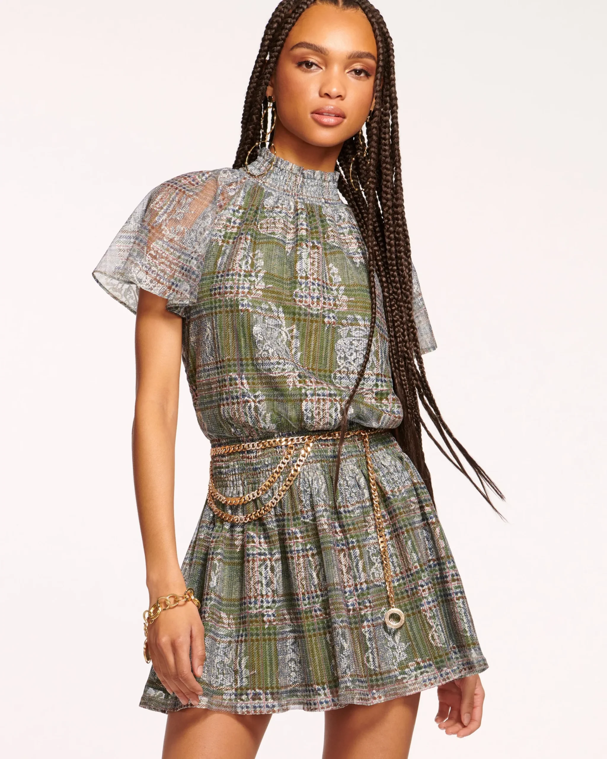 Clearance Arizona Smocked Waist Mini Dress Dresses