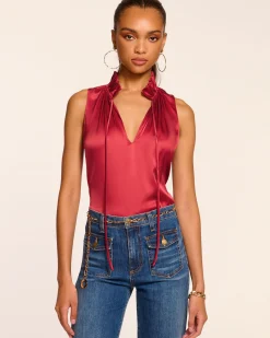 Clearance Ayana Silk Tank Top Tops