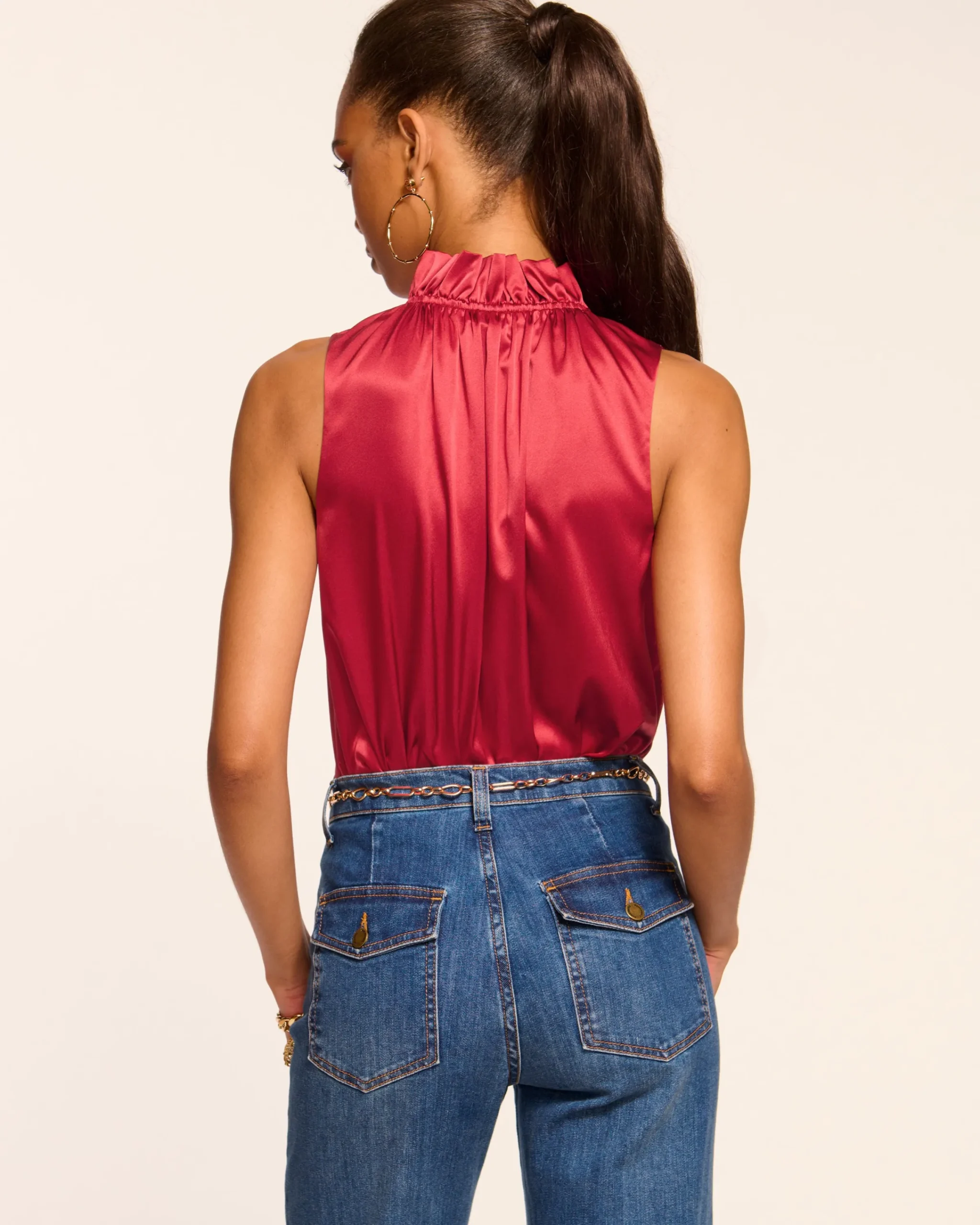 Clearance Ayana Silk Tank Top Tops