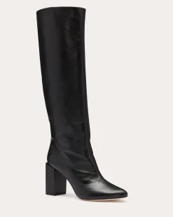 Fashion Bo Leather Heeled Boots Shoes