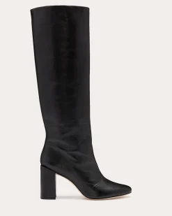 Fashion Bo Leather Heeled Boots Shoes