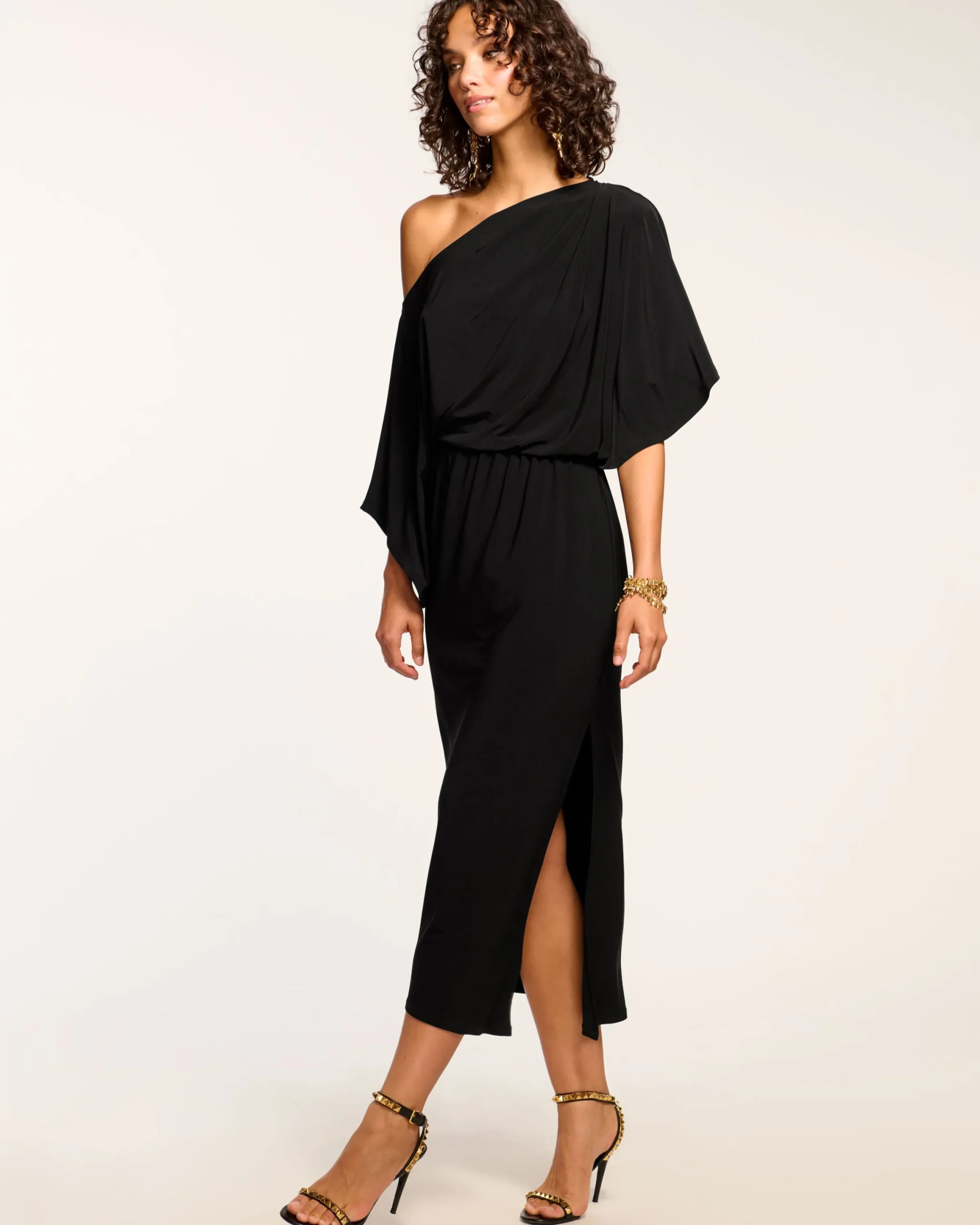 Best Carlina Off-The-Shoulder Jersey Midi Dress Dresses