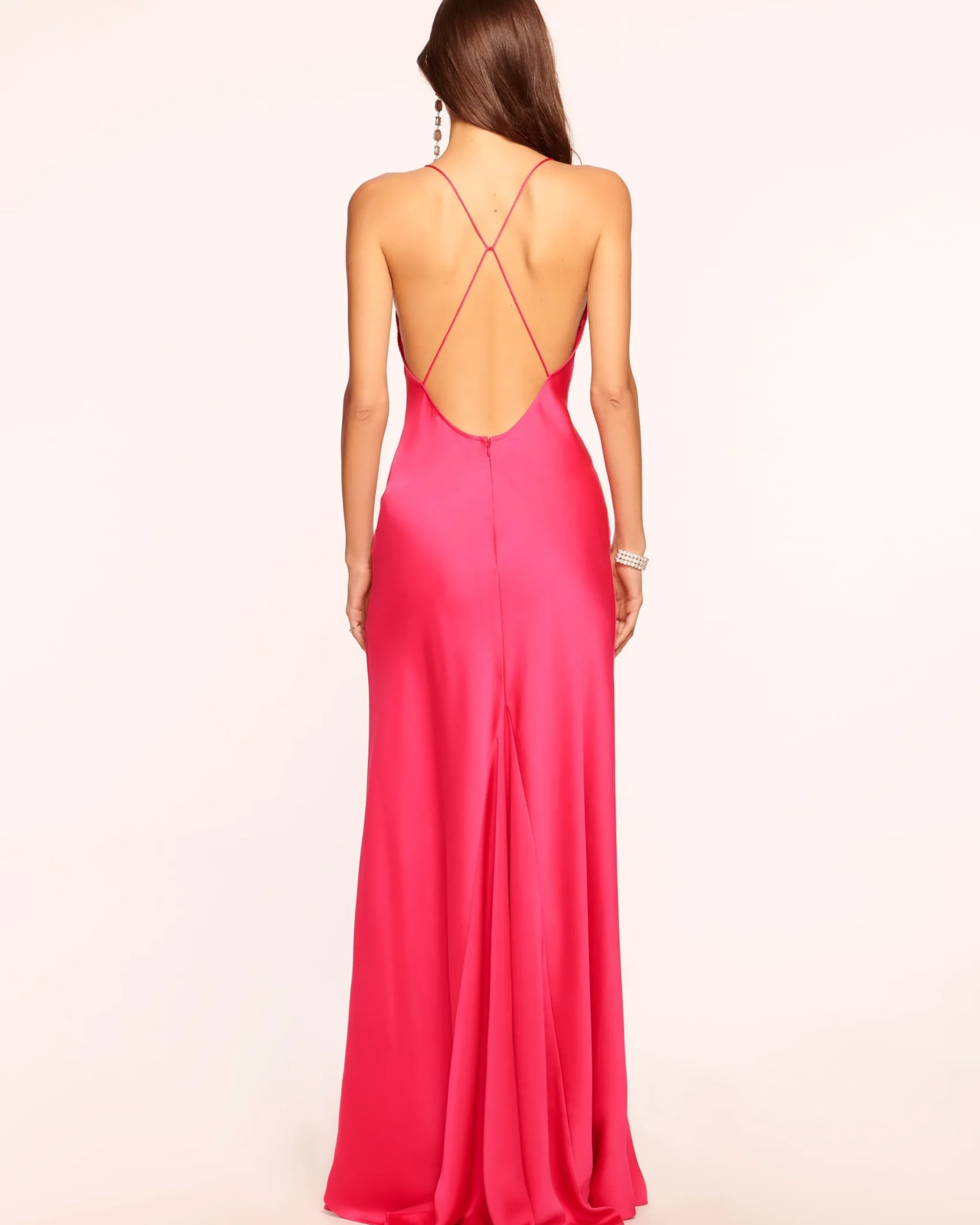 New Caspe V-Neck Gown Dresses