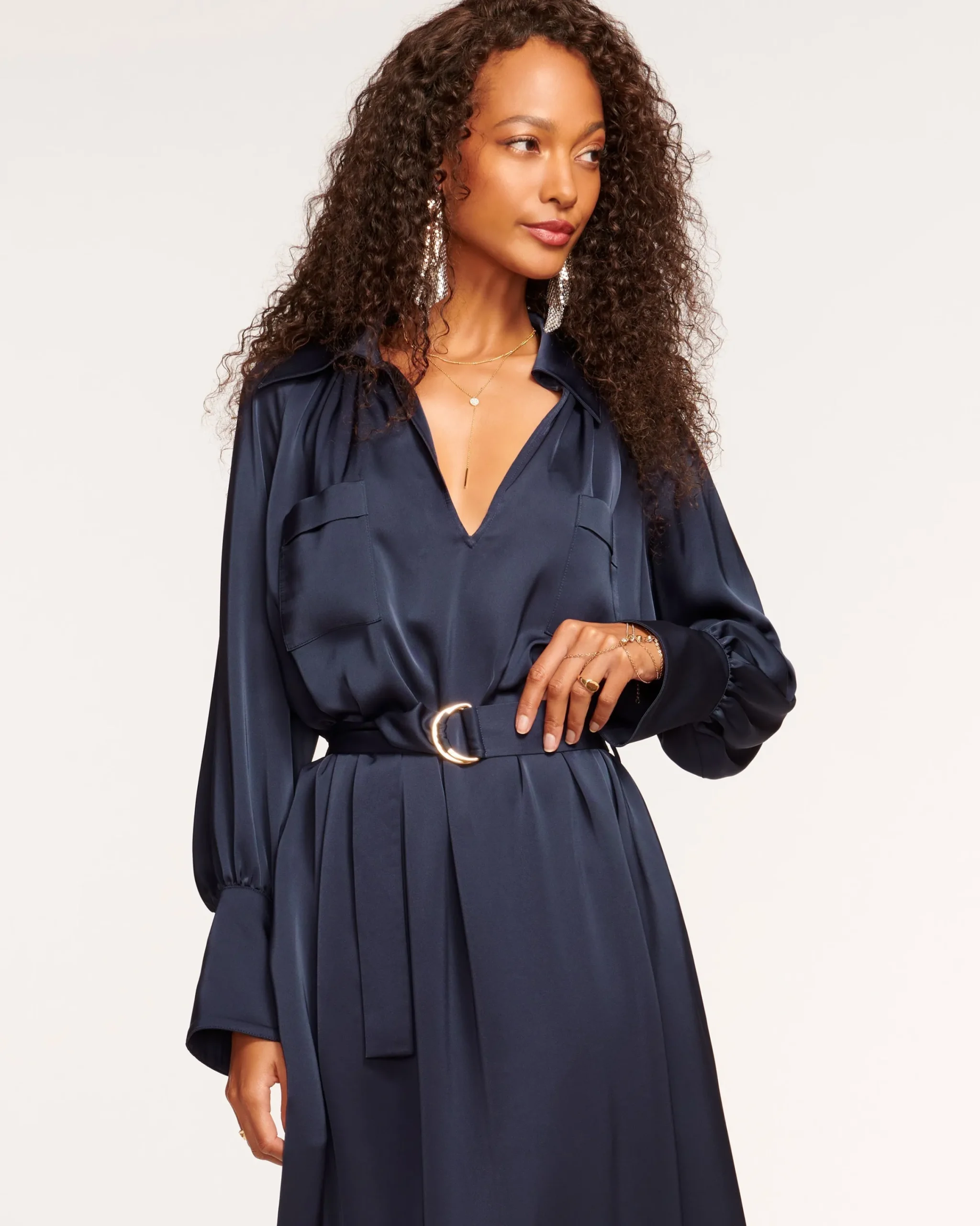 Discount Cecilia Belted Midi Dress Dresses