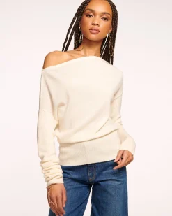 Hot Chance Wool Off-The-Shoulder Sweater Tops | Sweaters