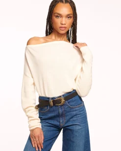 Hot Chance Wool Off-The-Shoulder Sweater Tops | Sweaters