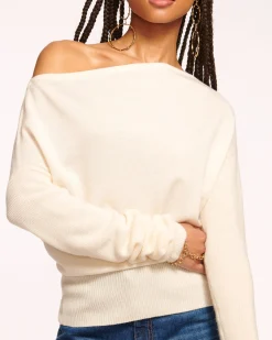 Hot Chance Wool Off-The-Shoulder Sweater Tops | Sweaters