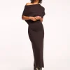 Outlet Chet Wool Off-The-Shoulder Sweater Dress Dresses | Sweaters