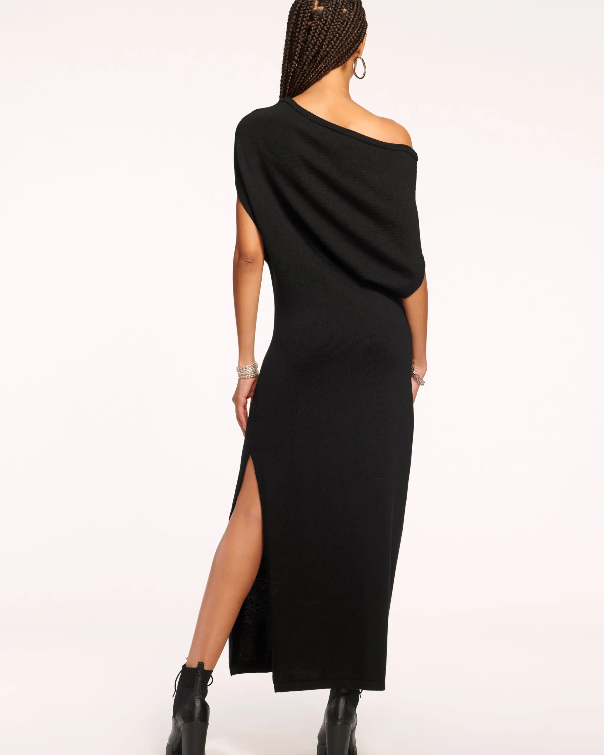 Outlet Chet Wool Off-The-Shoulder Sweater Dress Dresses | Sweaters