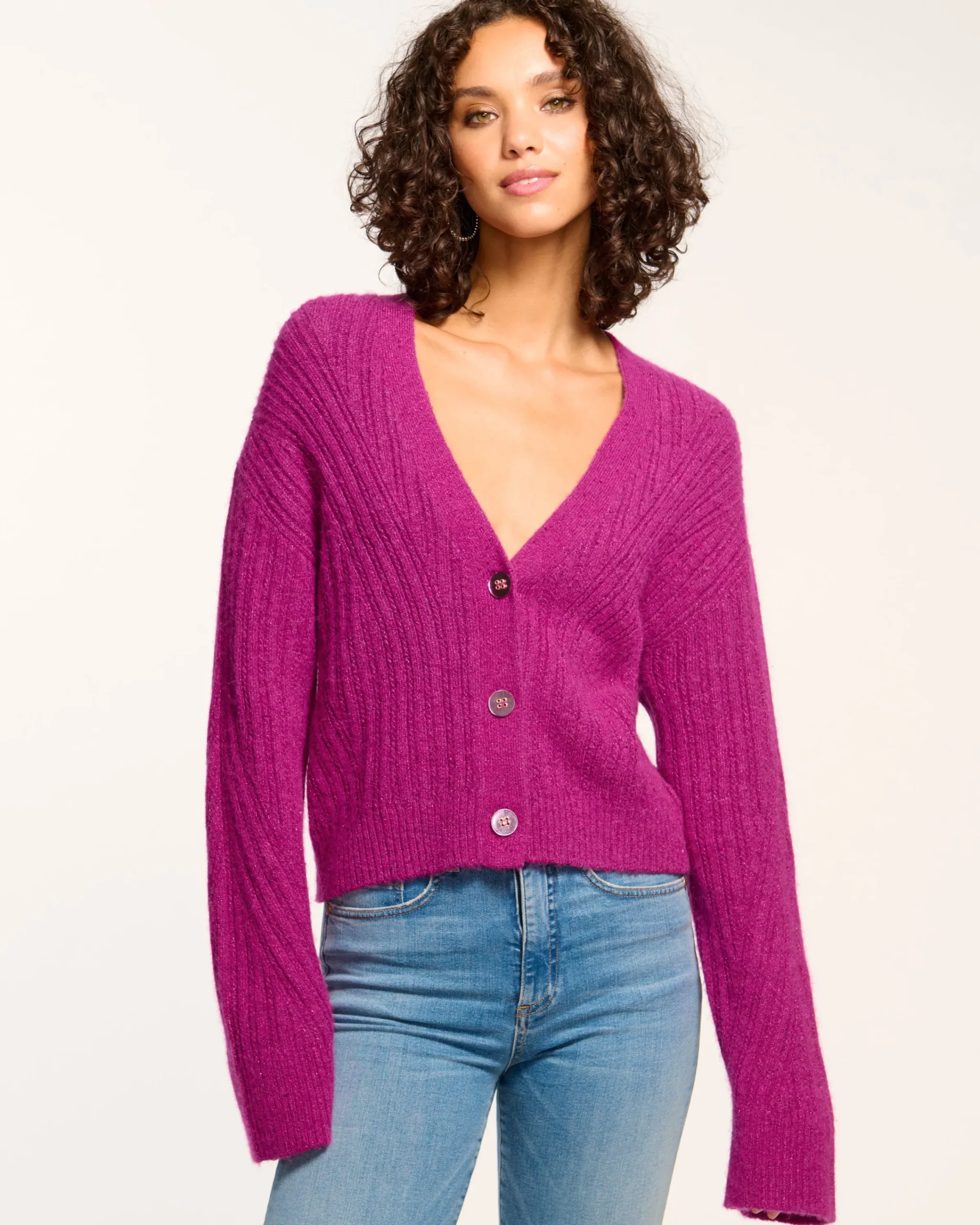 New Cornelius Wool Cardigan Sweater Tops | Sweaters