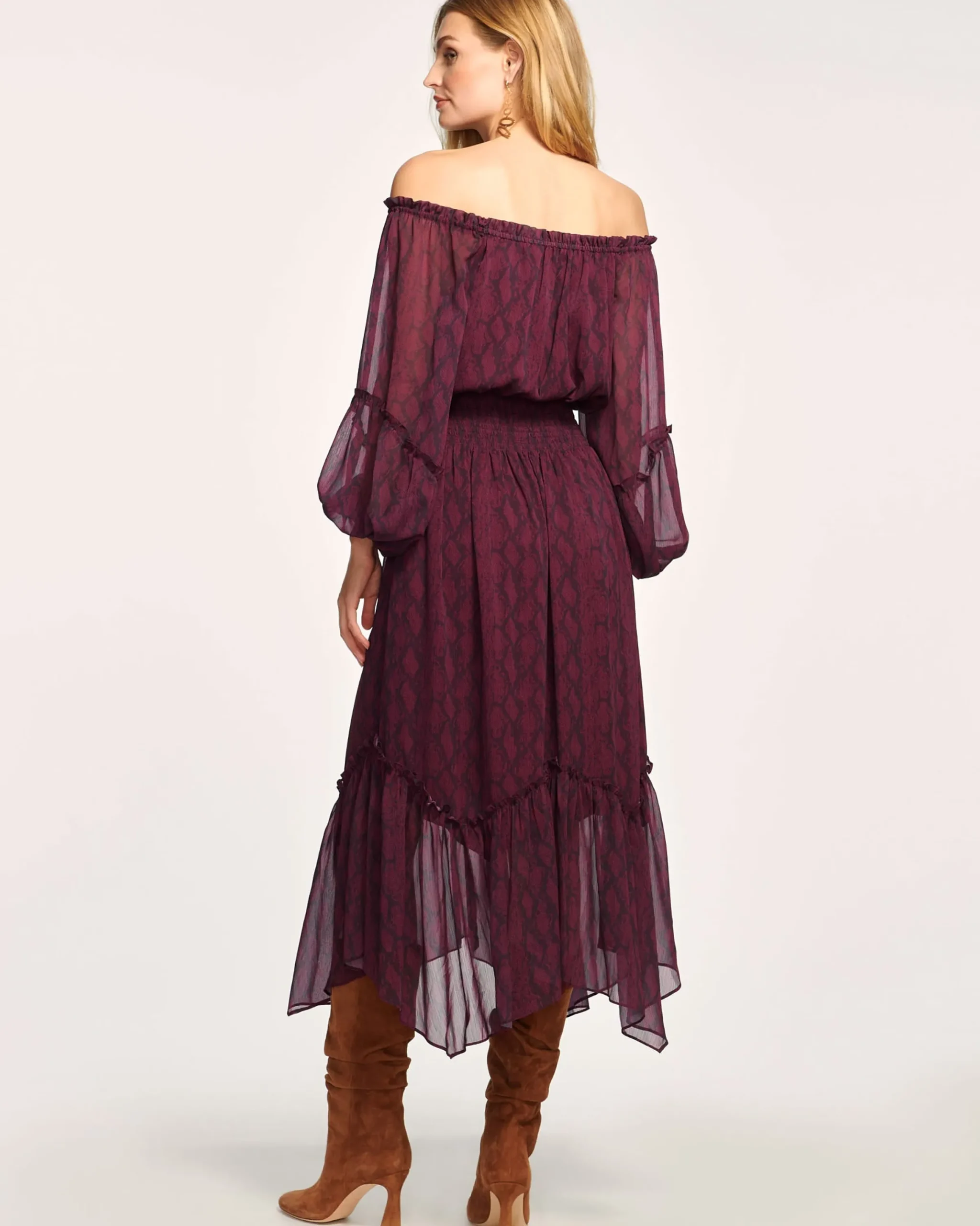 Discount Danna Off-The-Shoulder Midi Dress Dresses
