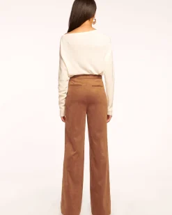 Outlet Edwina Faux Suede Trouser Bottoms