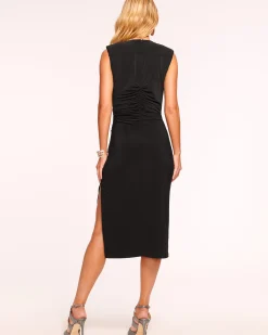 Sale Elena Ruched Midi Dress Dresses