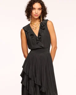 Sale Hadlee Ruffled Midi Dress Dresses