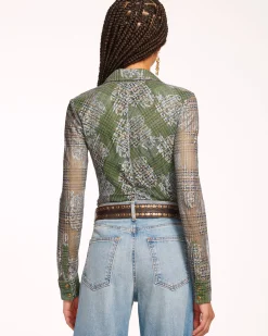 Hot Hamilton Mesh Long Sleeve Top Tops
