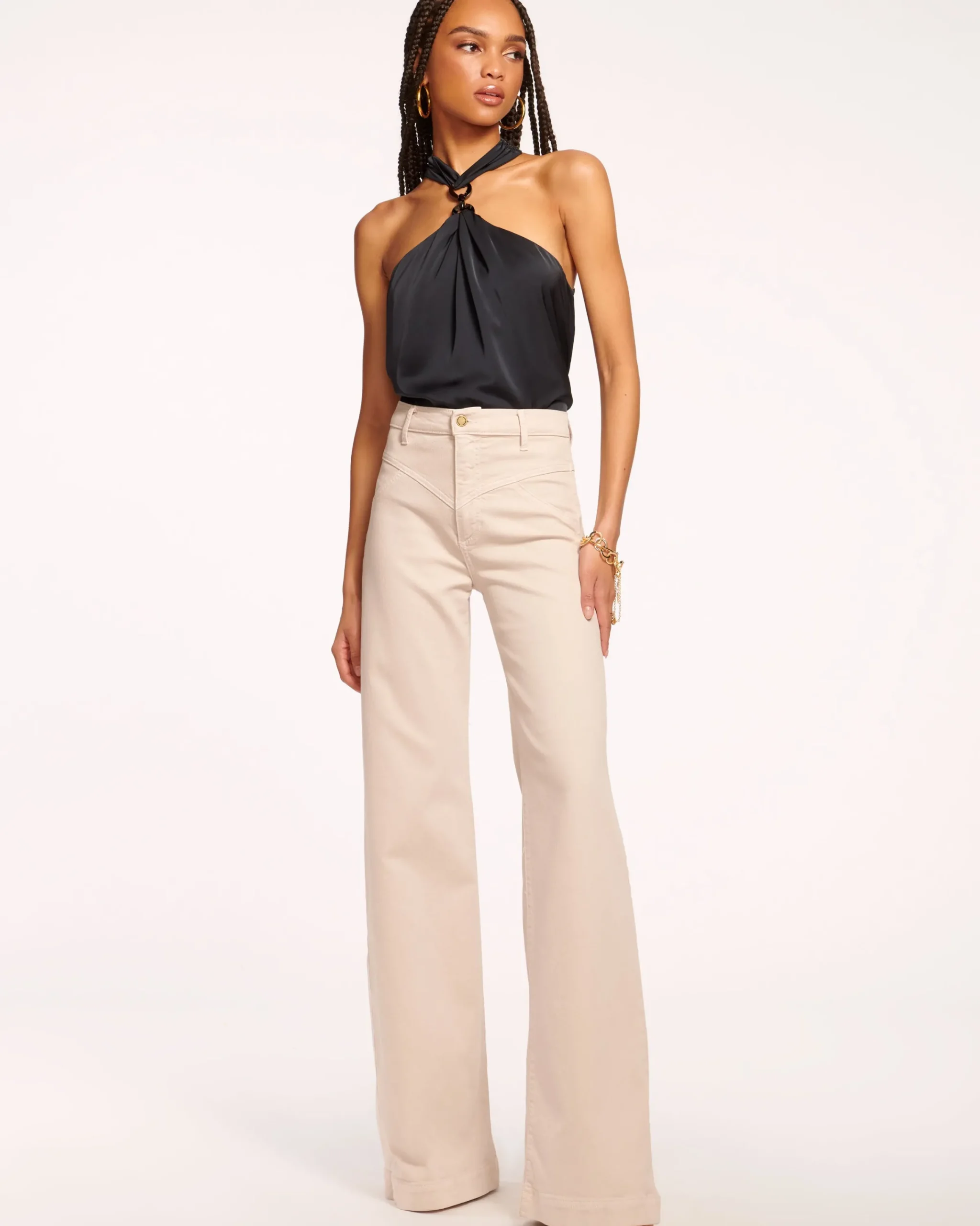 Fashion Harmoni High-Rise Yoke Front Jean Denim | Bottoms