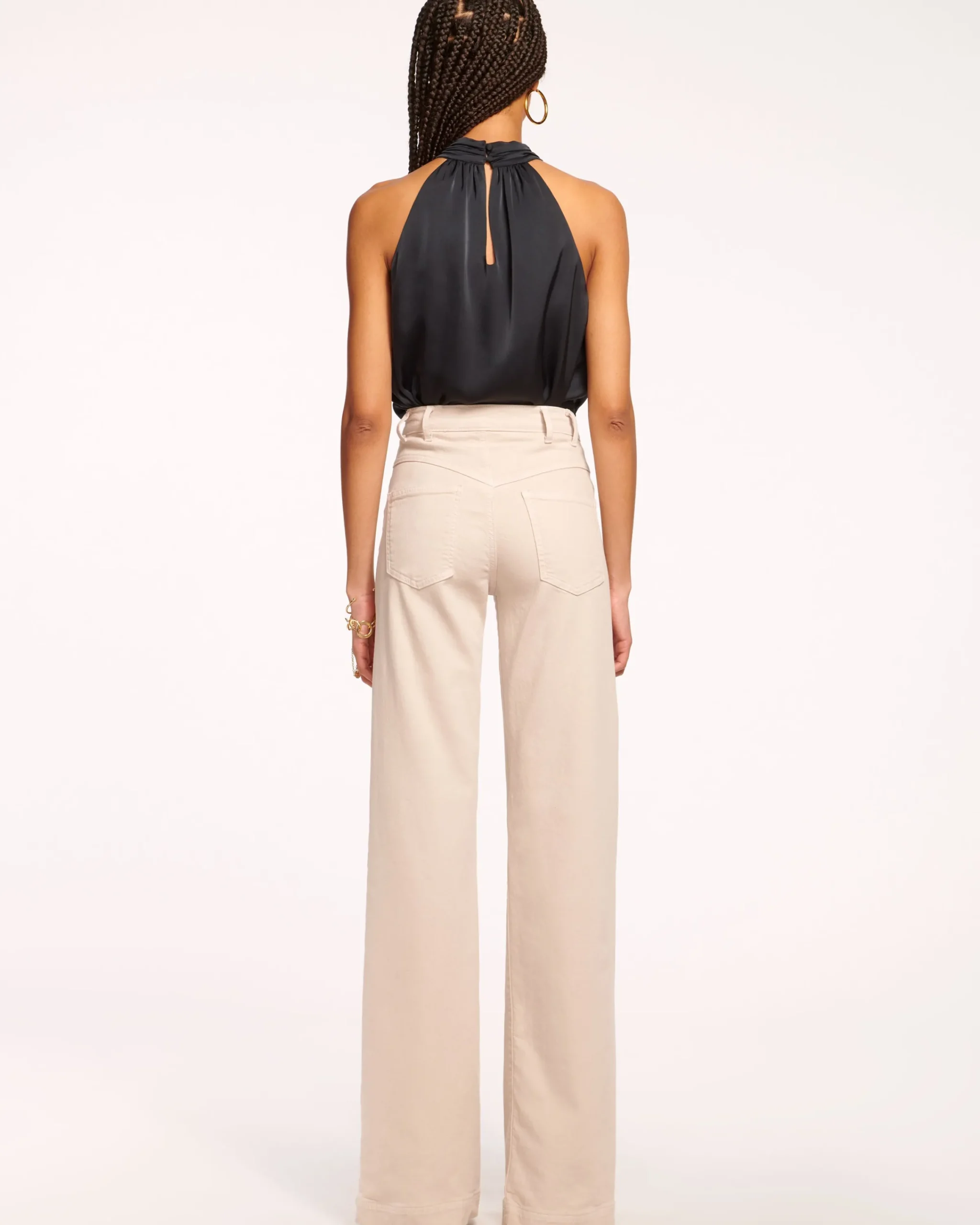 Fashion Harmoni High-Rise Yoke Front Jean Denim | Bottoms