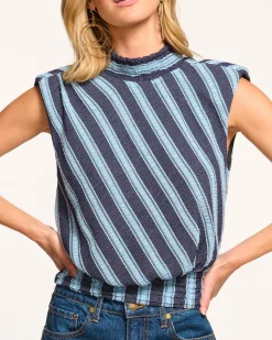 Outlet Herminia Mock Neck Top Tops
