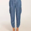 Sale Huc Cropped Cargo Jogger Bottoms