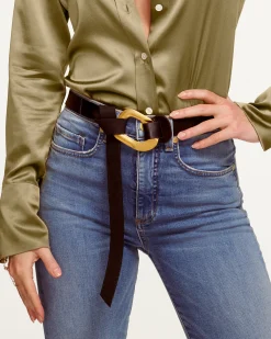 Discount Ines Leather Tie Belt Belts