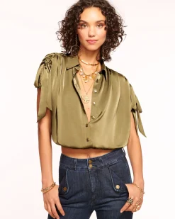 Online Jacinta Button Down Top Tops