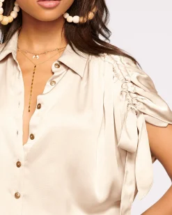 Online Jacinta Button Down Top Tops