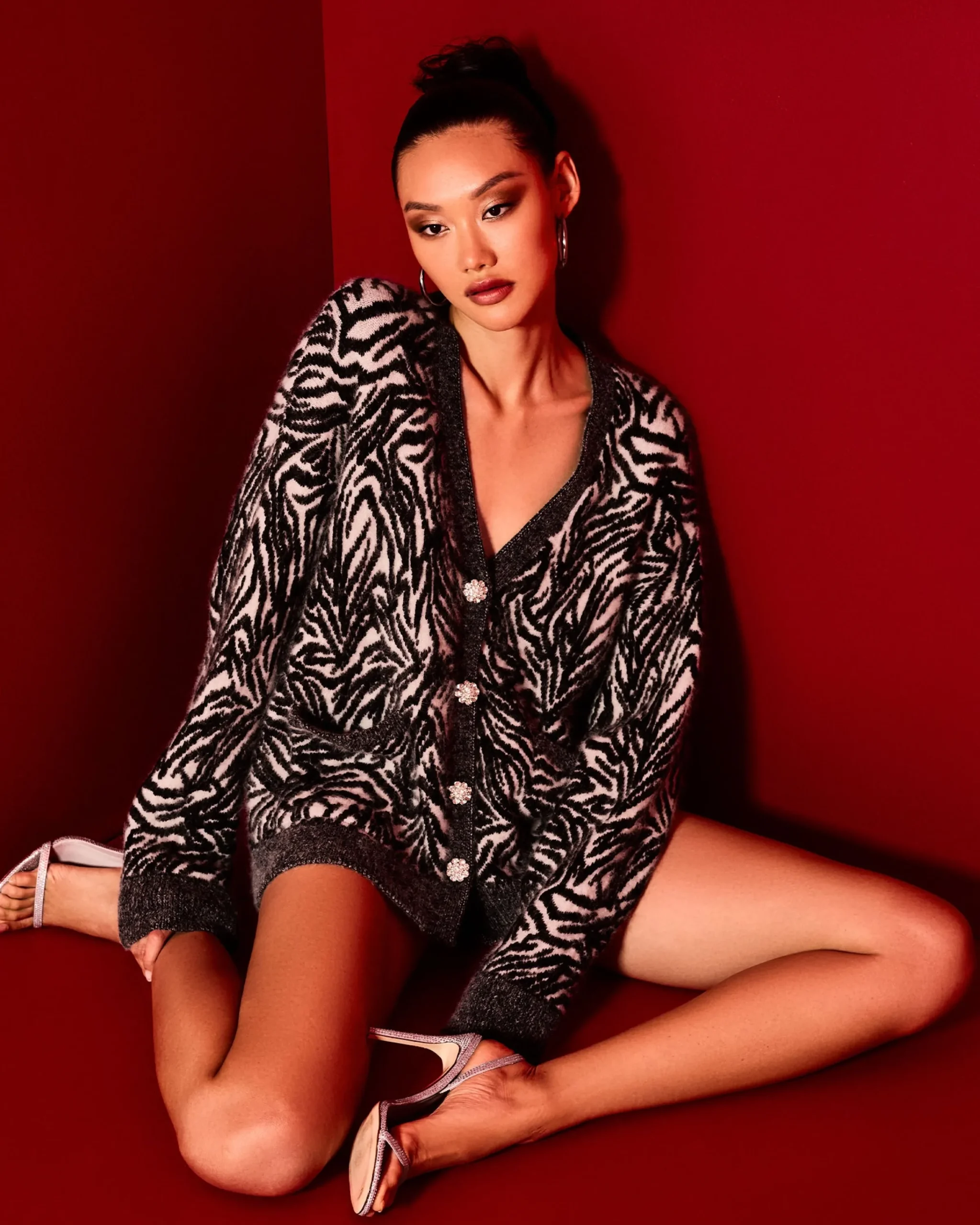 Online Jelena V-Neck Cardigan Sweater Tops | Sweaters