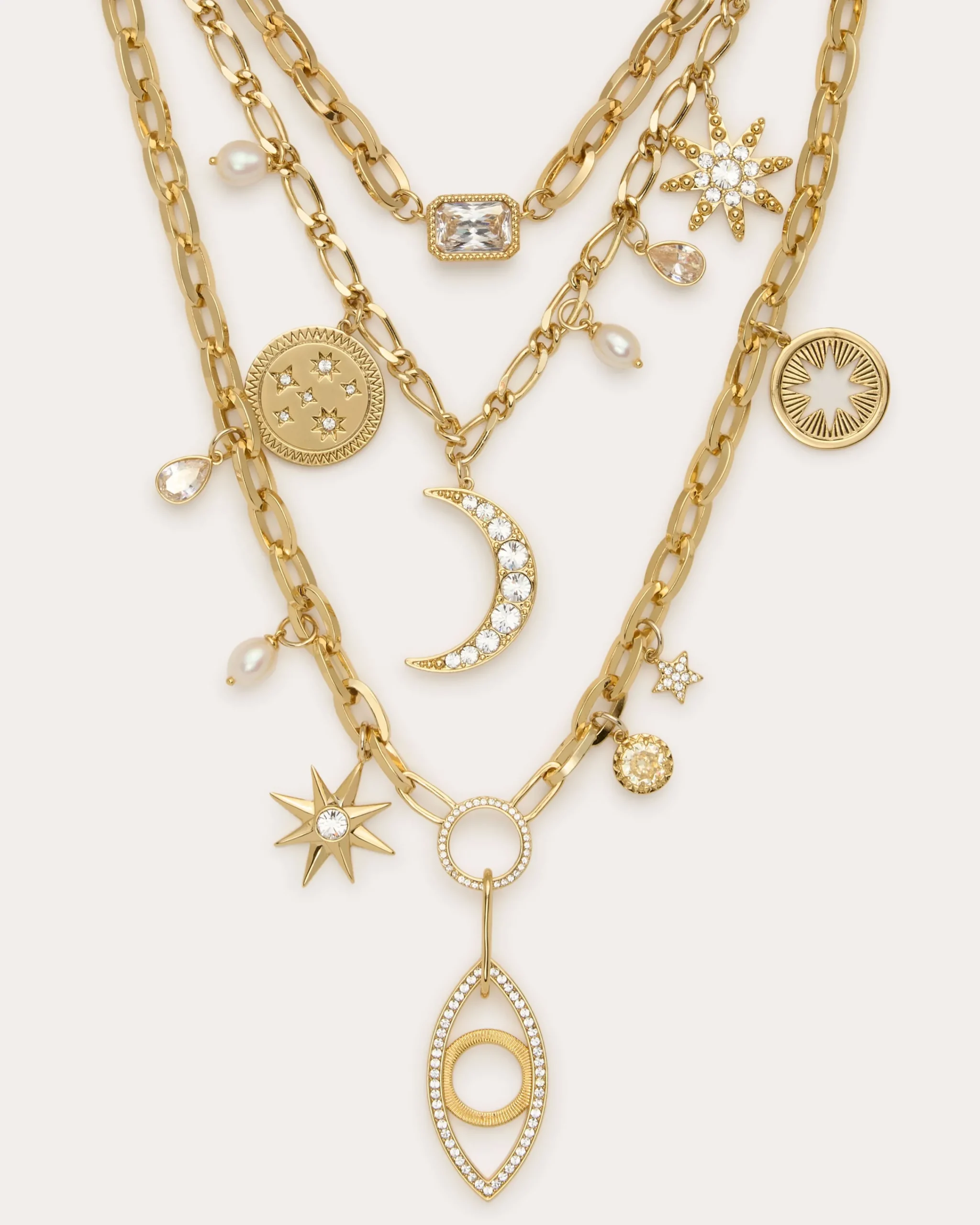 Online Kahleah Layered Charm Necklace Jewelry