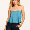 Outlet Kennedi Strapless Pleated Top Tops