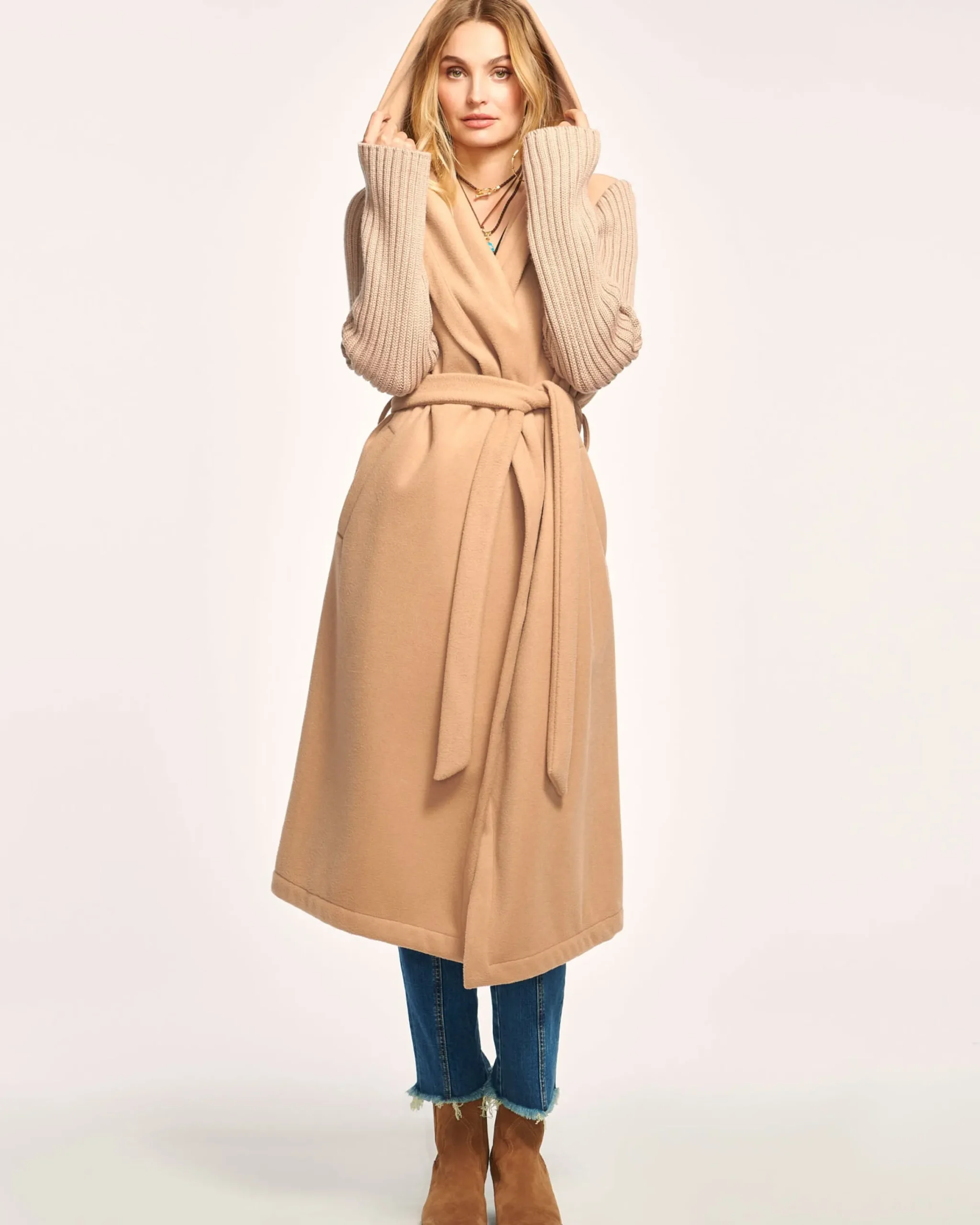 Online Kiah Wrap Oversized Coat Jackets