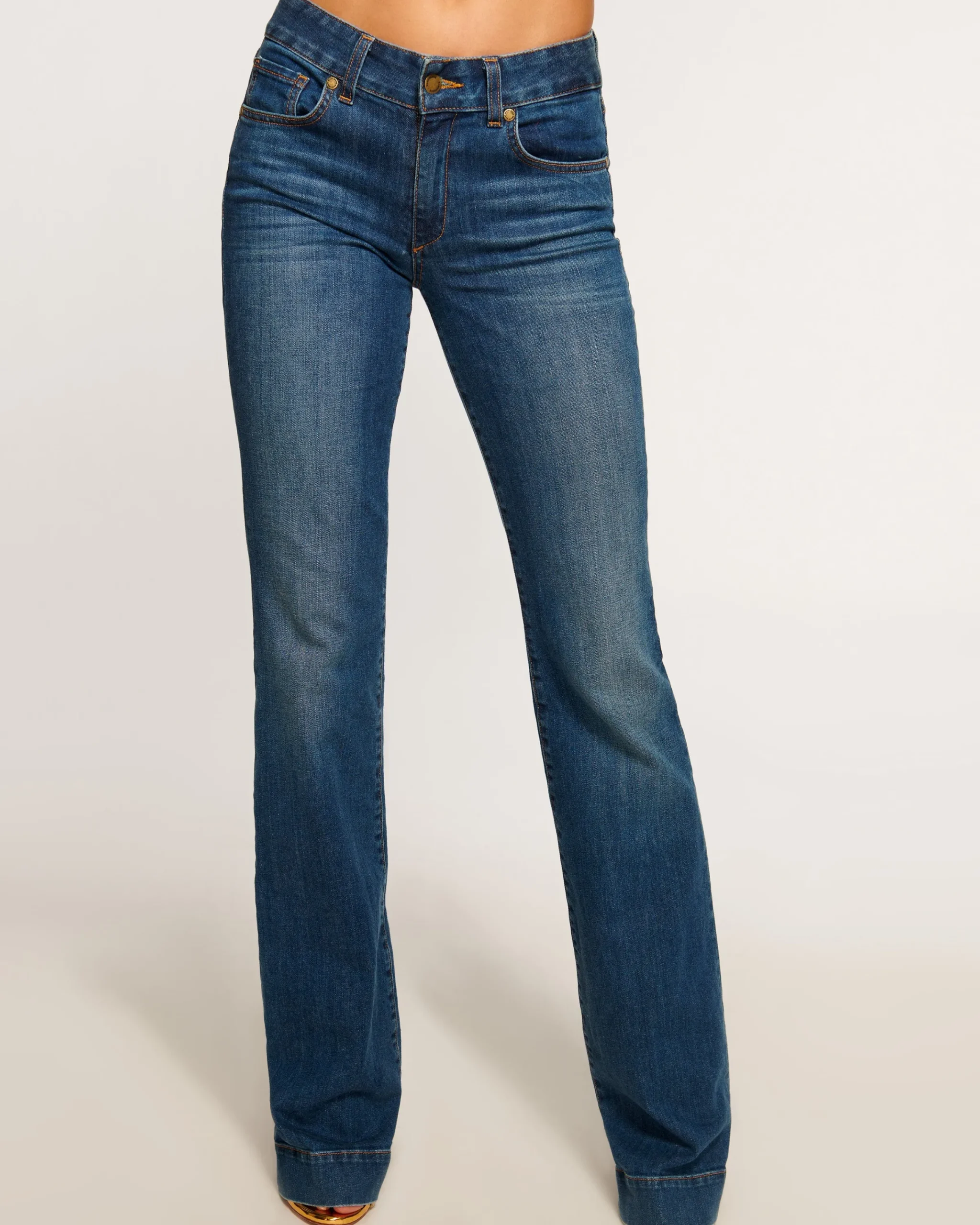 Sale Kyle Low Rise Flare Jean Denim | Bottoms