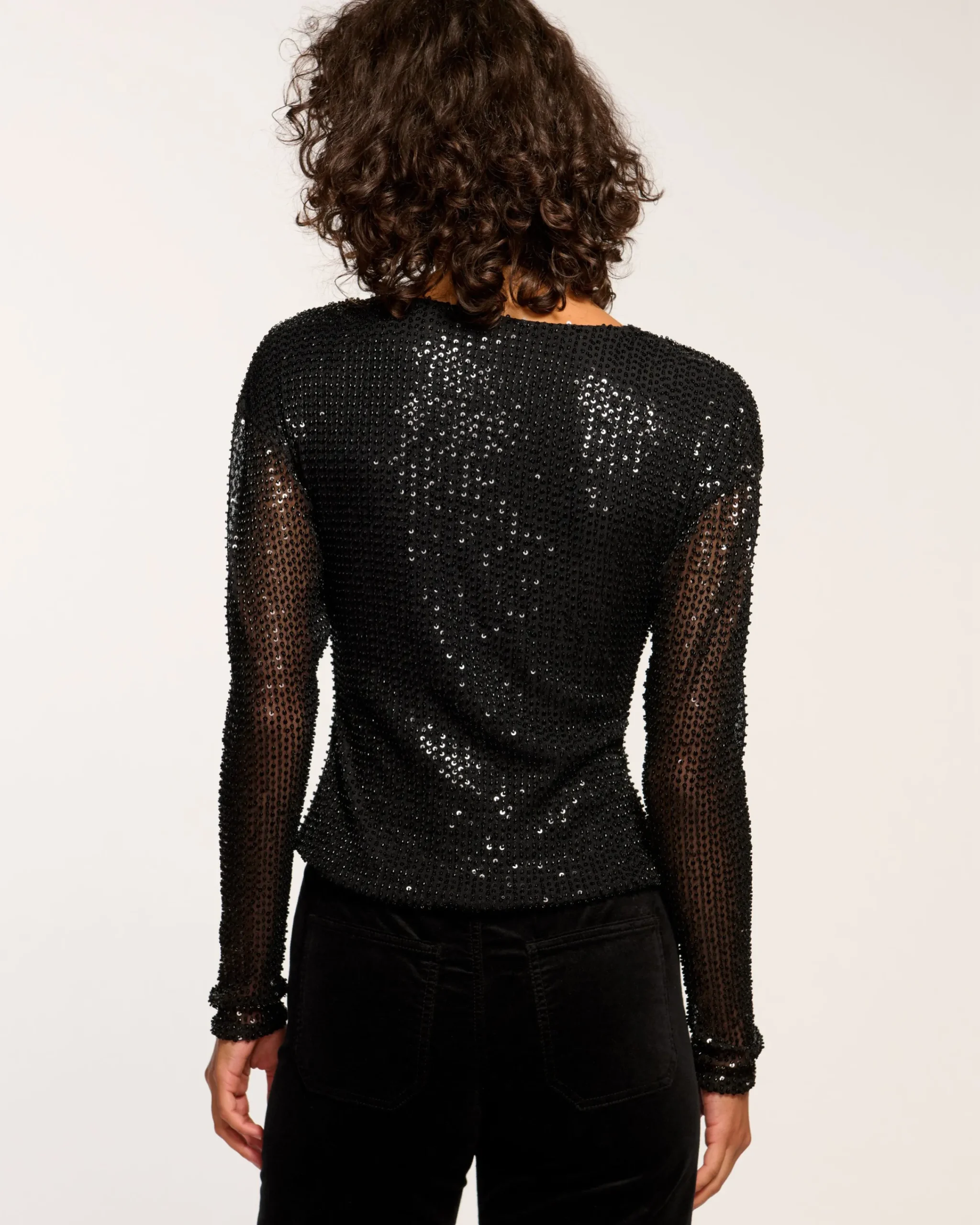 Best Leon Beaded Cowl Neck Top Tops