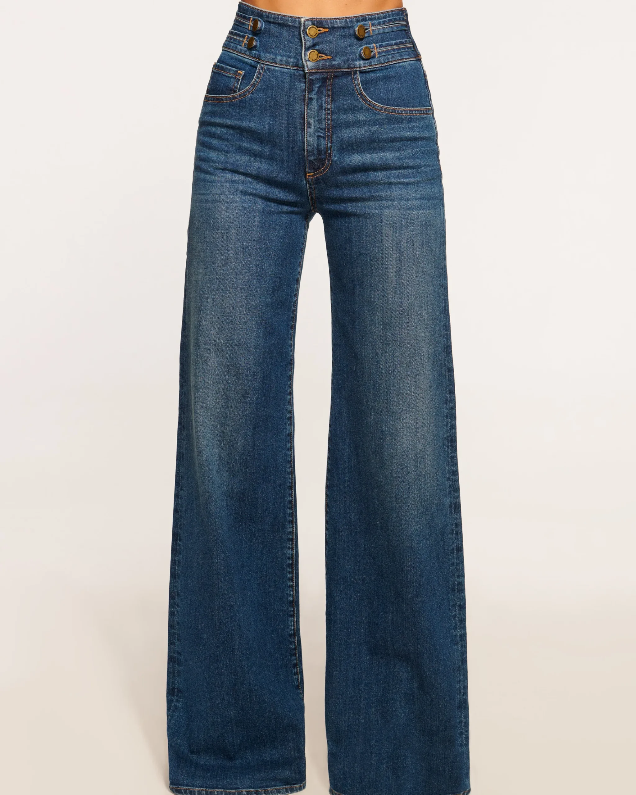 Online Liv Wide Leg Jean Denim | Bottoms