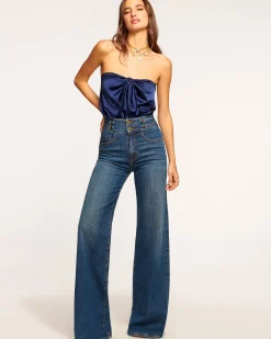 Online Liv Wide Leg Jean Denim | Bottoms
