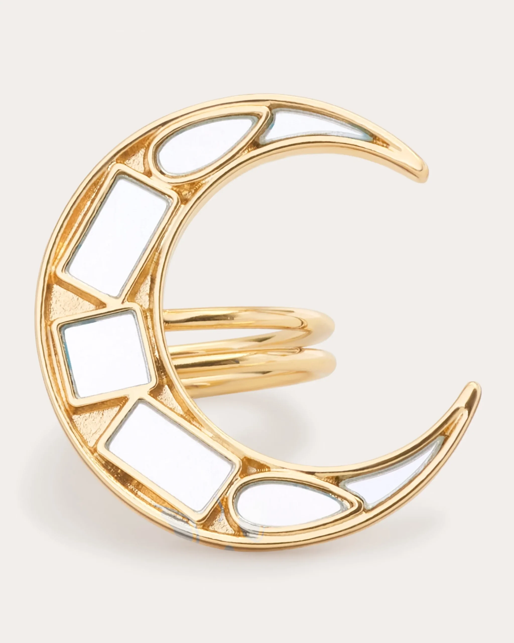 Sale Lunar Mirrored Ring Set Jewelry