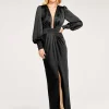Fashion Madelane Plunging Maxi Dress Dresses
