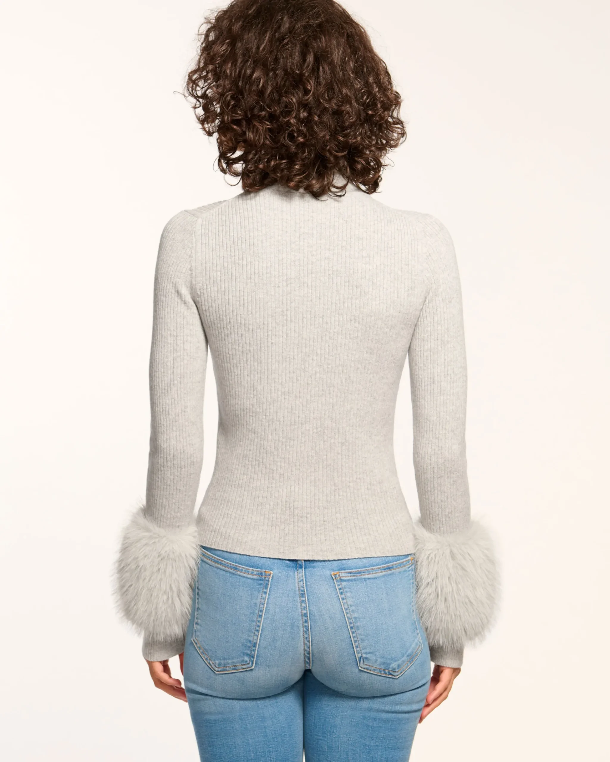 Discount Magnus Turtleneck Faux Fur Sweater Tops | Sweaters