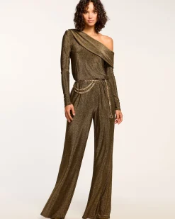 Sale Manny Off-The-Shoulder Sparkle Jumpsuit Dresses | Jumpsuits