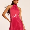 Online Marcia Embellished Halter Mini Dress Dresses