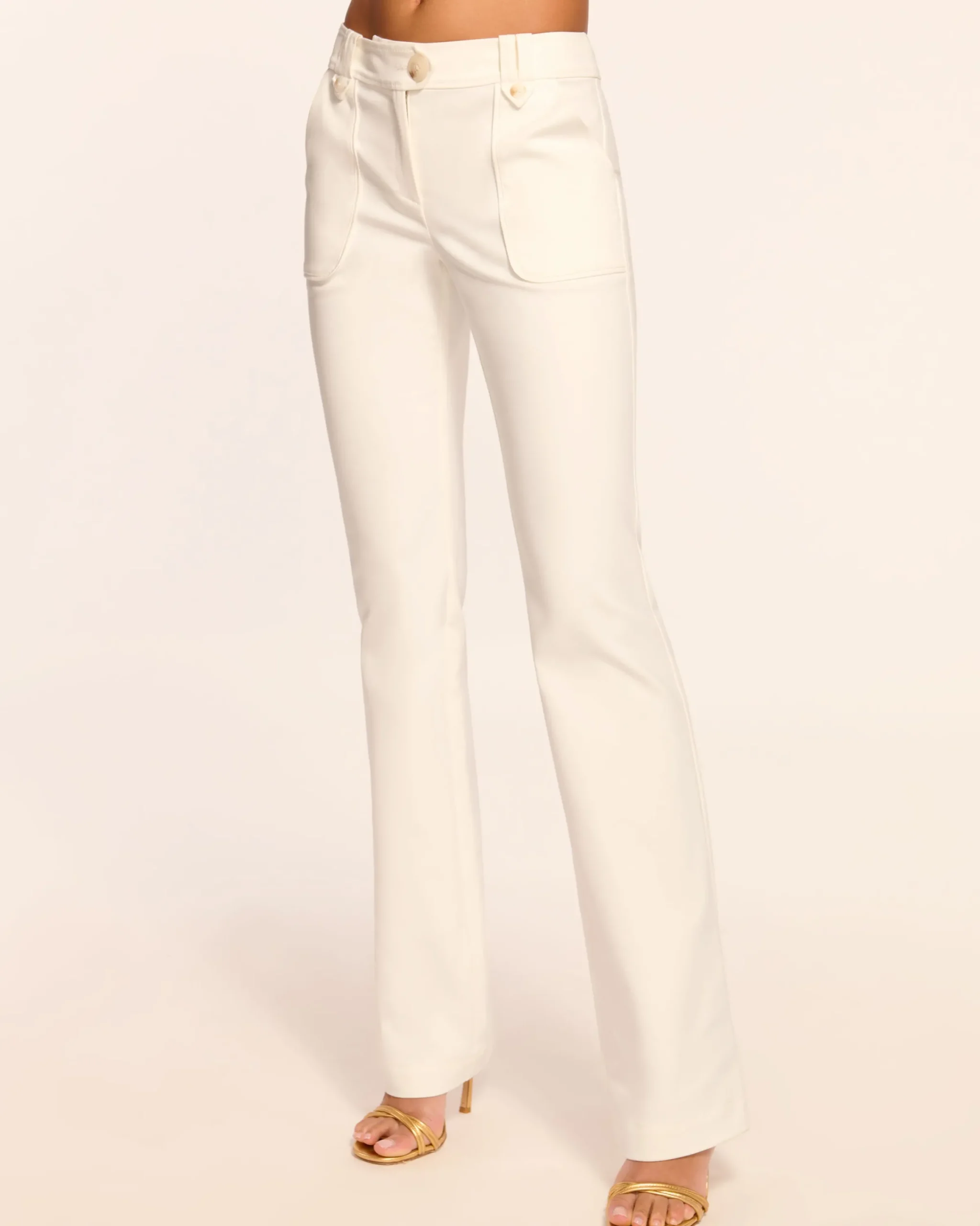 Fashion Marit Stretch Cotton Pant Bottoms