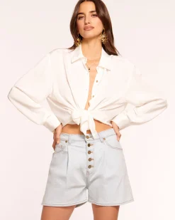 New Matie Relaxed Denim Mini Short Denim | Bottoms