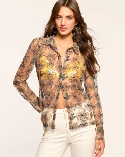 Fashion Mellanee Sequin Bra Top Tops