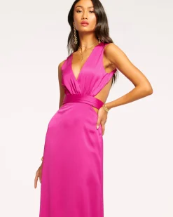 Online Milan Open Back Gown Dresses
